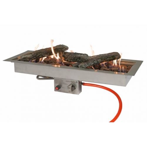 Easy Fires inbouwbrander rechthoek 76x26x16,5cm.