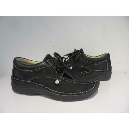 Zwarte Wolky veterschoenen 37