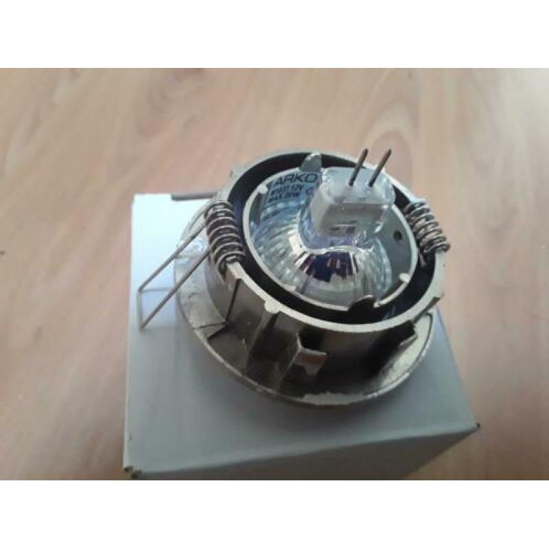 3x Luxe ARKO 20W/12V Halogeenspotjes incl. Osram Trafo's.