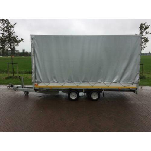 Eduard plateauwagen 406x180x200 huif aanhangwagen