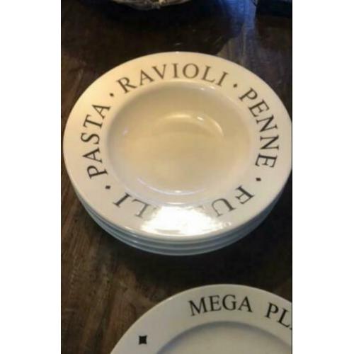 Pasta borden diameter 35 cm!