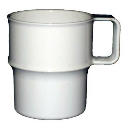 Mepal servies wit kunststof beker, borden