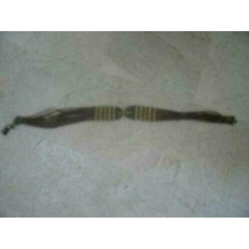 Dames Riem Totale lengte 90 cm,kleur donkerbruin