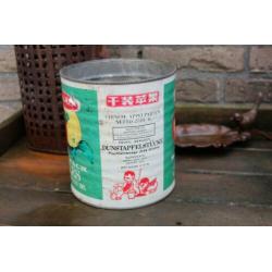 Vintage blik Hong Mei Chinese appelparten