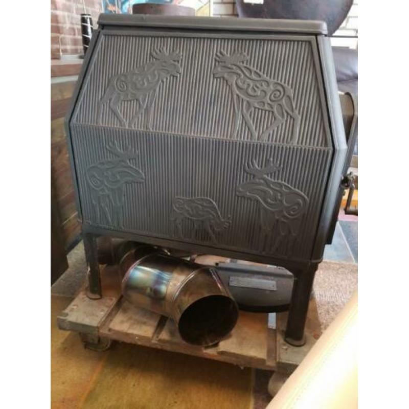 Jotul 121 Noorse hout kachel 18kw met pijp
