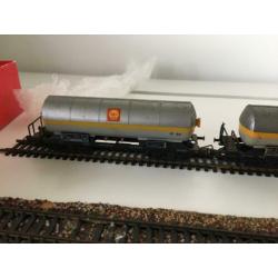 Fleischmann - 4 tankwagens, 2 kolenwagens, 4 overige wagons