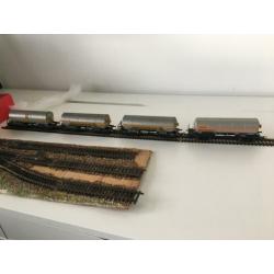 Fleischmann - 4 tankwagens, 2 kolenwagens, 4 overige wagons