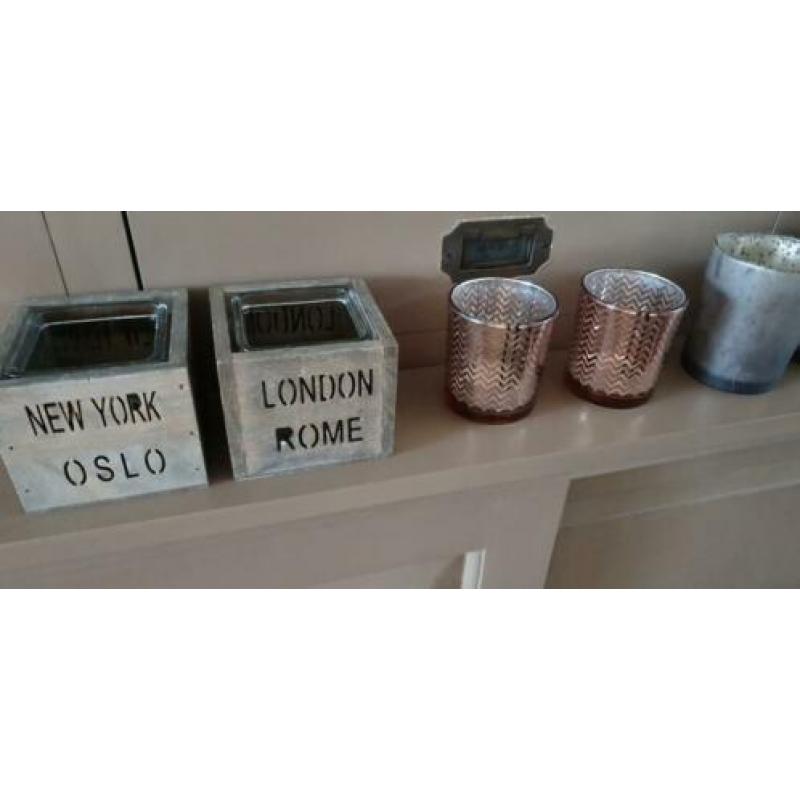 Leuke woonaccesoires decoratie groen/turquoise