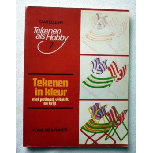 Tekenen in kleur met potlood, viltstift en krijt