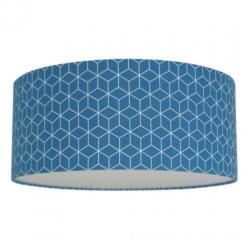Plafondlamp Geometrisch patroon zwart wit plafonnière lamp