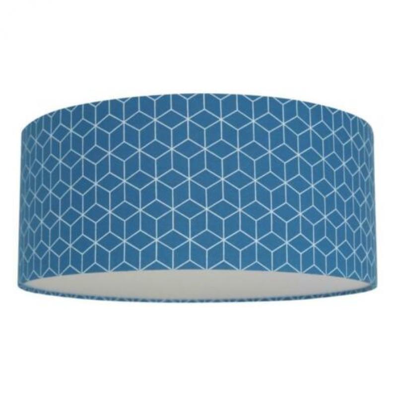 Plafondlamp Geometrisch patroon zwart wit plafonnière lamp