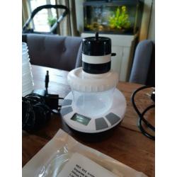 Difrax borstkolf elektrisch + flessenwarmer +Advent handkolf