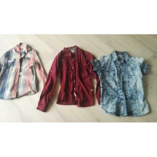23 overhemden maat m (scotch & soda, jack & jones, chasin et