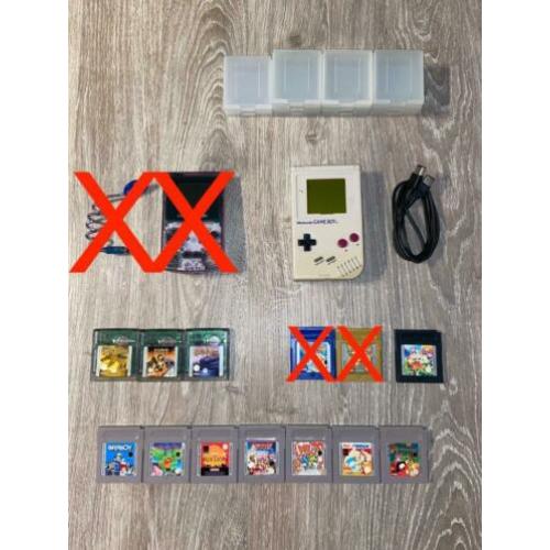 Nintendo Game Boy Classic en diverse spellen
