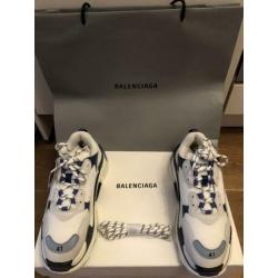 Balanciaga Triple S Carry Sneaker White/Blue/Purple Maat 41