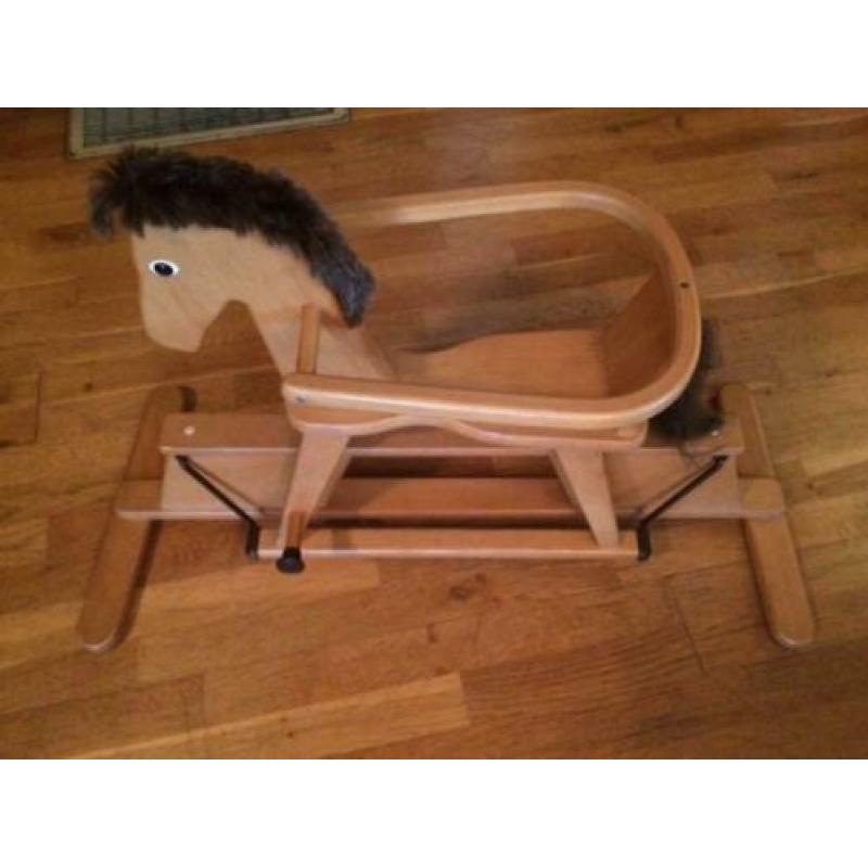 Houten hobbelpaard schommelpaard Geuther Stern Swingly