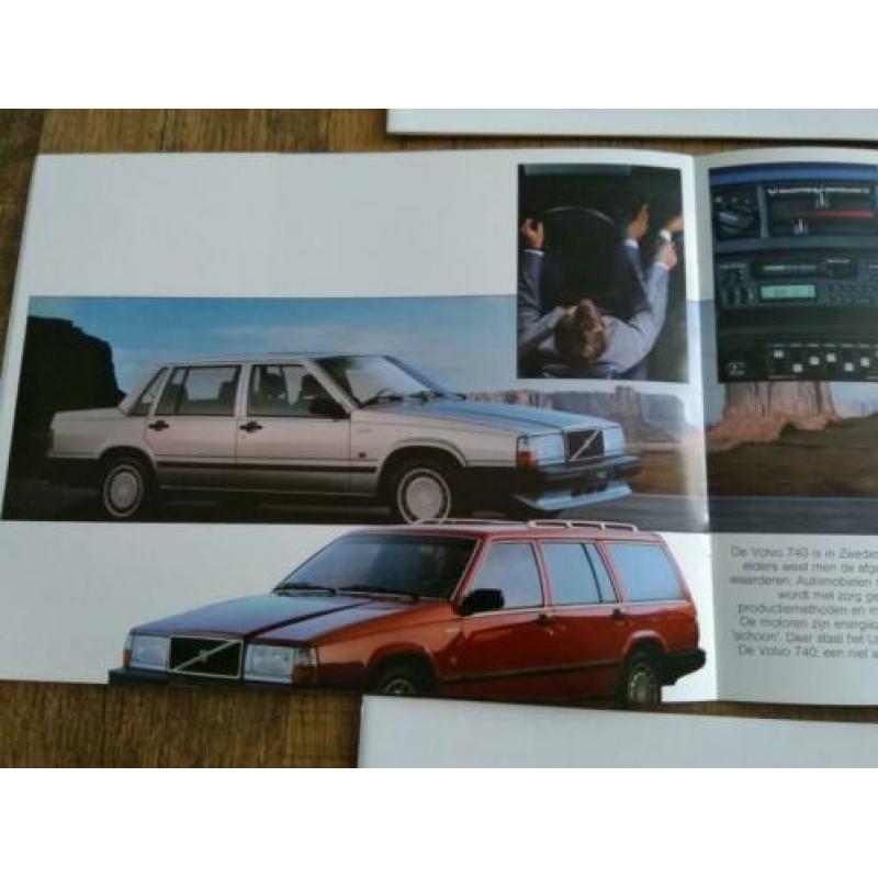 Volvo programma folders uit 1989/1991/1992