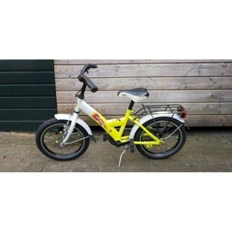 Meisjesfiets Loekie, 16 inch