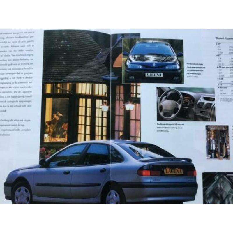 Autofolder Renault 1995. Alle modellen.