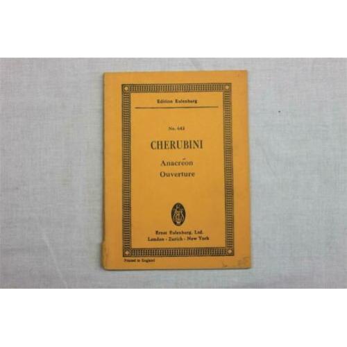 Edition Eulenburg Luigi Cherubini No. 642
