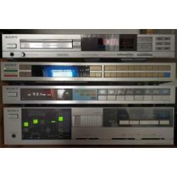 SONY 80s vintage audio set