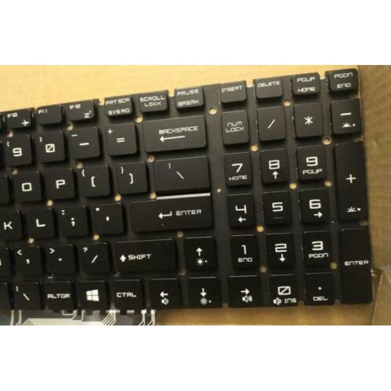 MSI Keyboard voor GT62 GT72 GE62 GE72 GS60 GS70 GL62 backlit