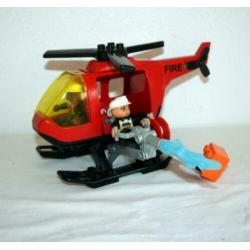 Duplo Brandweer helikopter 4967 compleet brandweerhelicopter