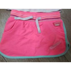 Quapi girls setje rokje roze en shirt wit maat 68