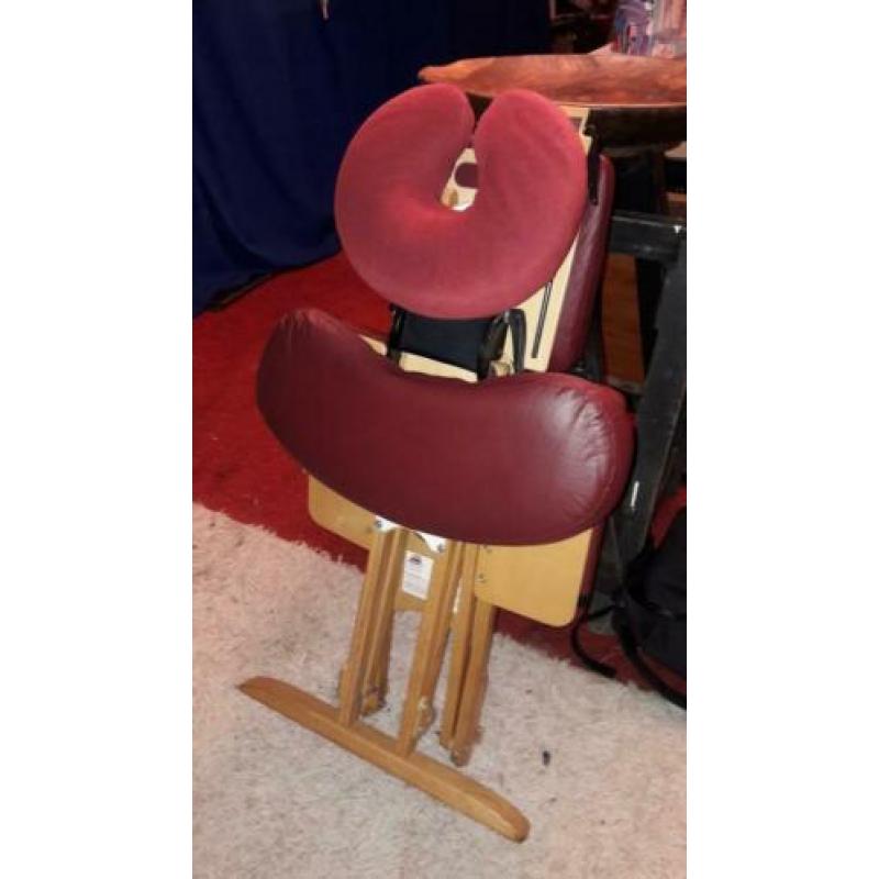 Stronglite professionele massagestoel Burgundy Red
