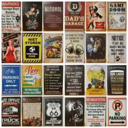 Bulldog security service hond reclamebord wandbord metaal