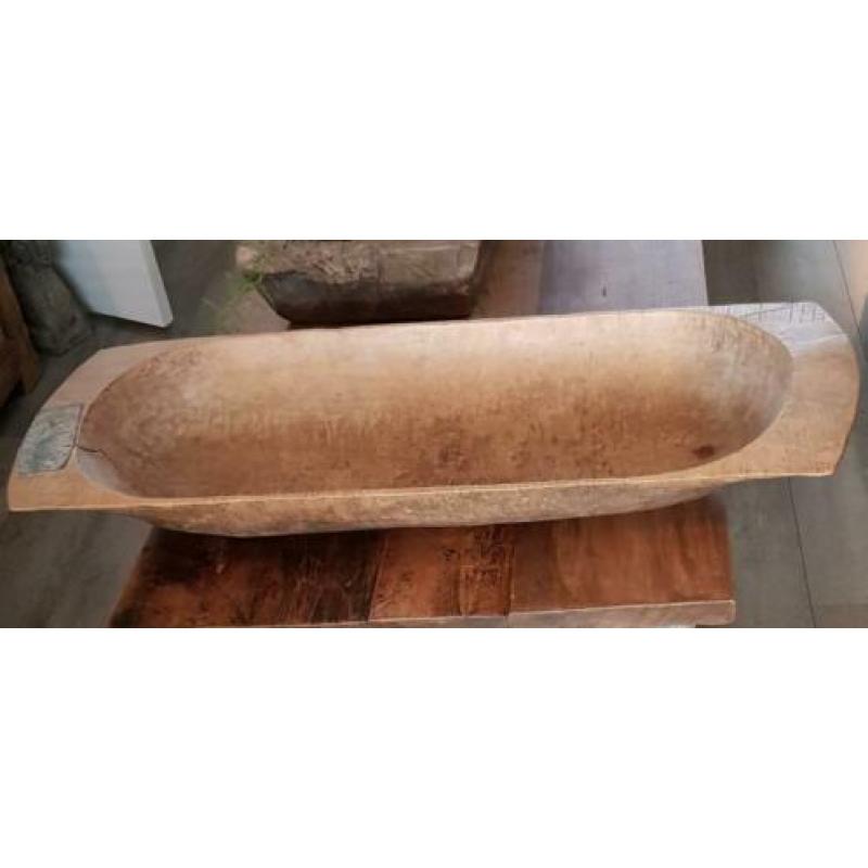 Oude houten trog Stoer,Sober,Hoffz