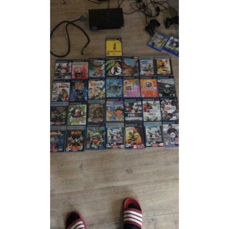 PlayStation 2 met 29 diverse spellen