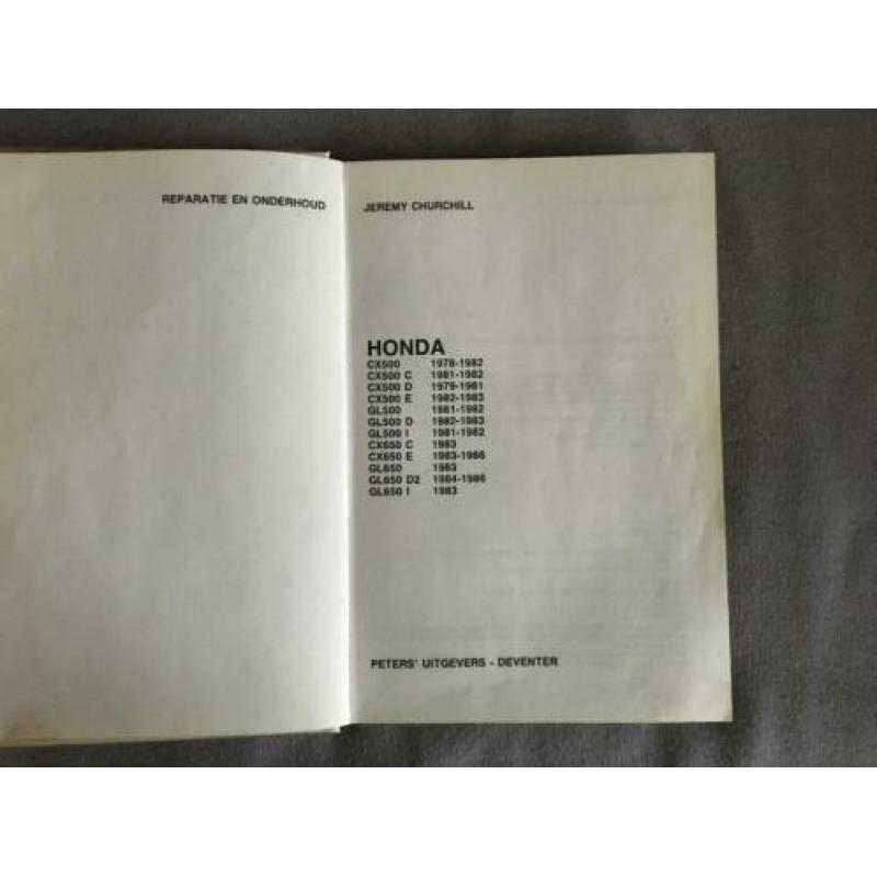 Honda CX 500 reparatie boeken