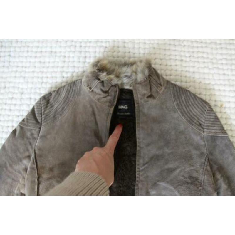 Prachtige Suede MNG Jas (S)