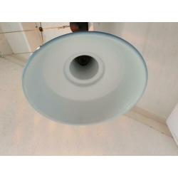 Antieke Vintage cobaltblauwe emaille hanglamp €20
