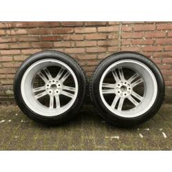 4 x originele 19” Tesla velgen incl TPMS en Michelin banden