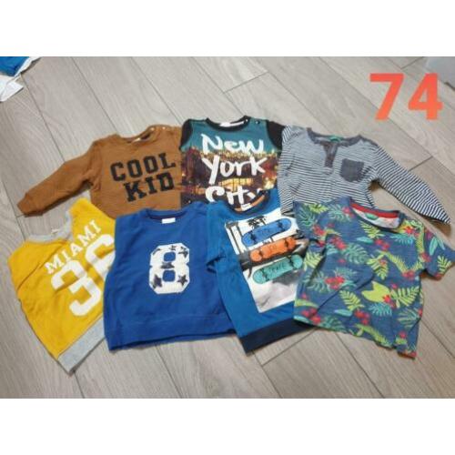 babykleding maat 74/80 (inclusief mooie merken)