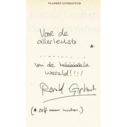Giphart, Ronald - Planeet literatuur (Gesigneerd 1998 1e dr)