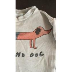 Bobo choses sweater cat and dog 80 12-18mnd