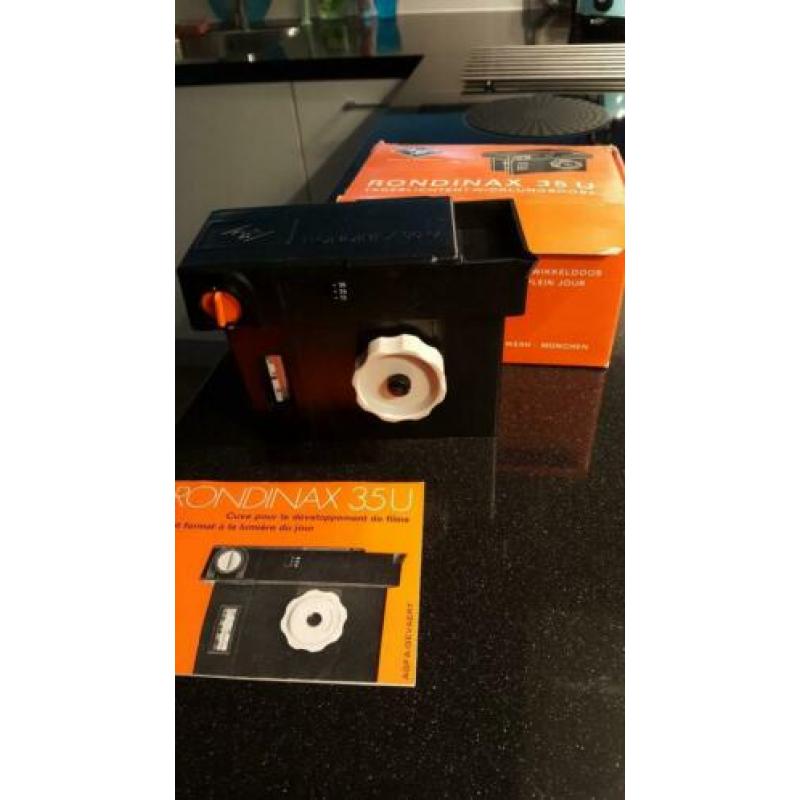 Rondinax 35U daglichtontwikkel tank. Zo goed als nieuw.