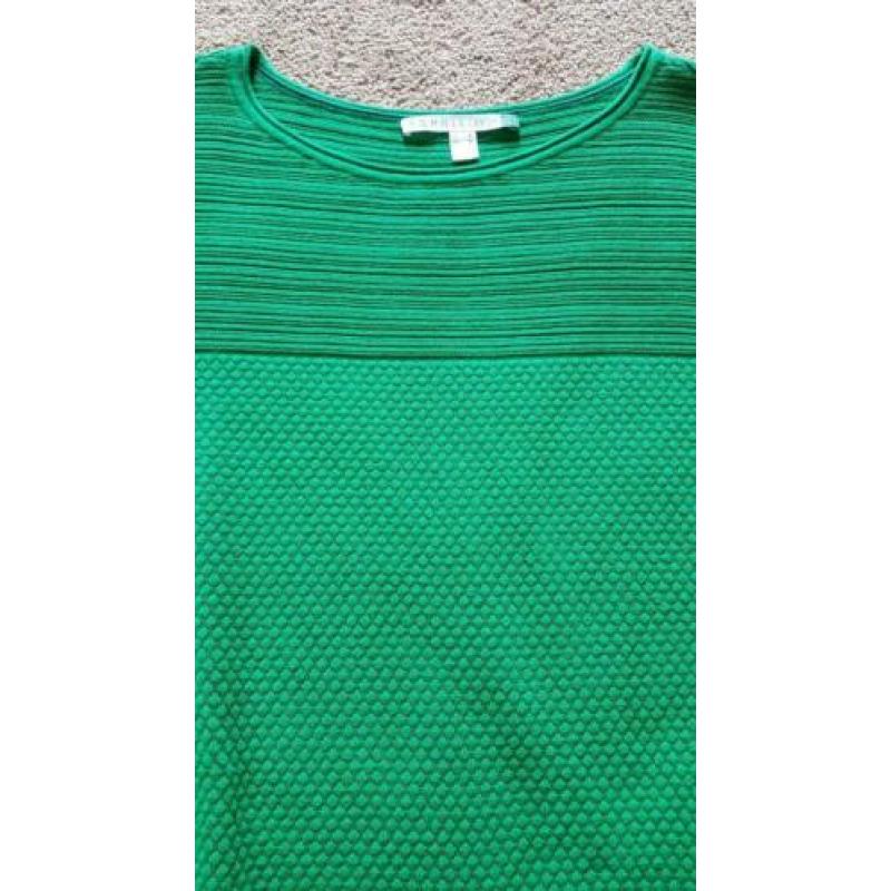 ESPRIT 100% Katoen Pullover met structuren Mt M 1x gedragen