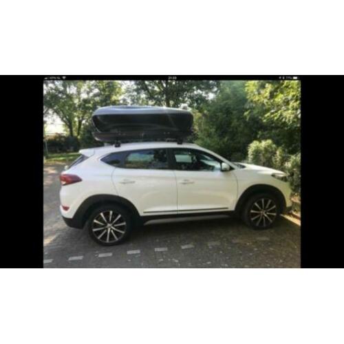 Dakdragers en Dakkoffer te huur Hyundai Tucson, Cashqai