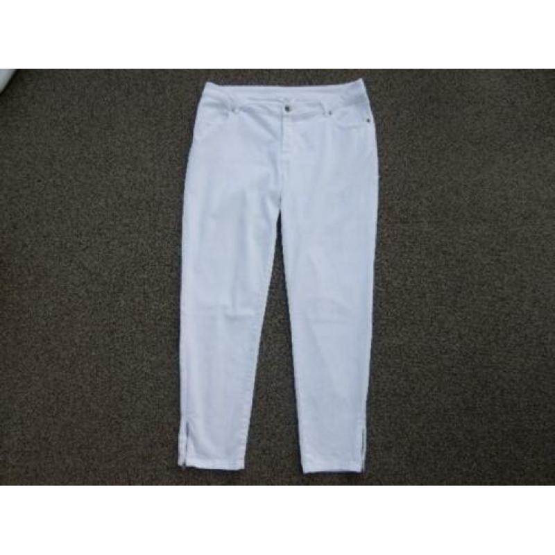 broek Hema Wit / Petrol / Taupe / groen Maat M