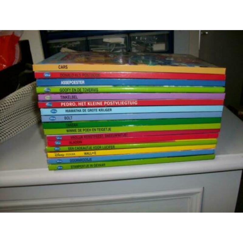 Walt Disney set van 16 lees en luisterboeken Aladdin Tarzan
