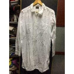 Wit lang tuniek, maat: l/xl
