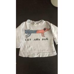 Bobo choses sweater cat and dog 80 12-18mnd
