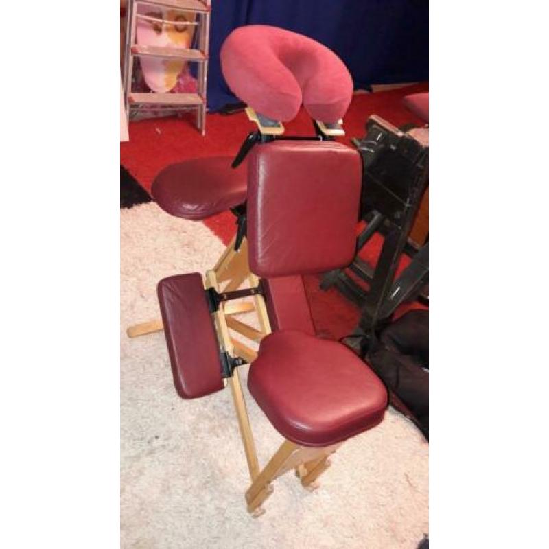 Stronglite professionele massagestoel Burgundy Red