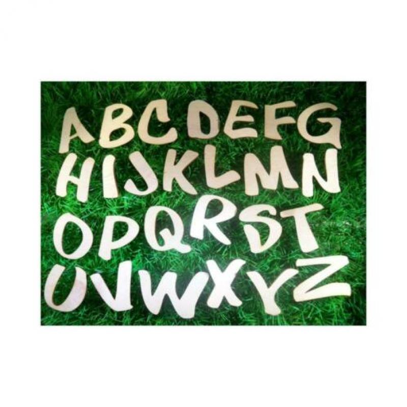 Houten & mdf letters