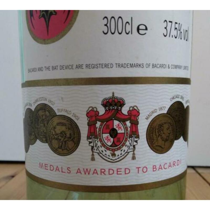 Bacardi Fles 3 Liter (LEEG).