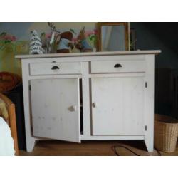 Twee Ikea kasten, HOUT, whitewash